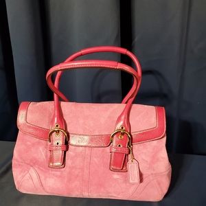 Coach Suede Shoulder bag